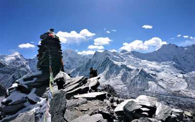 view while doing Everest Three Pass Trek