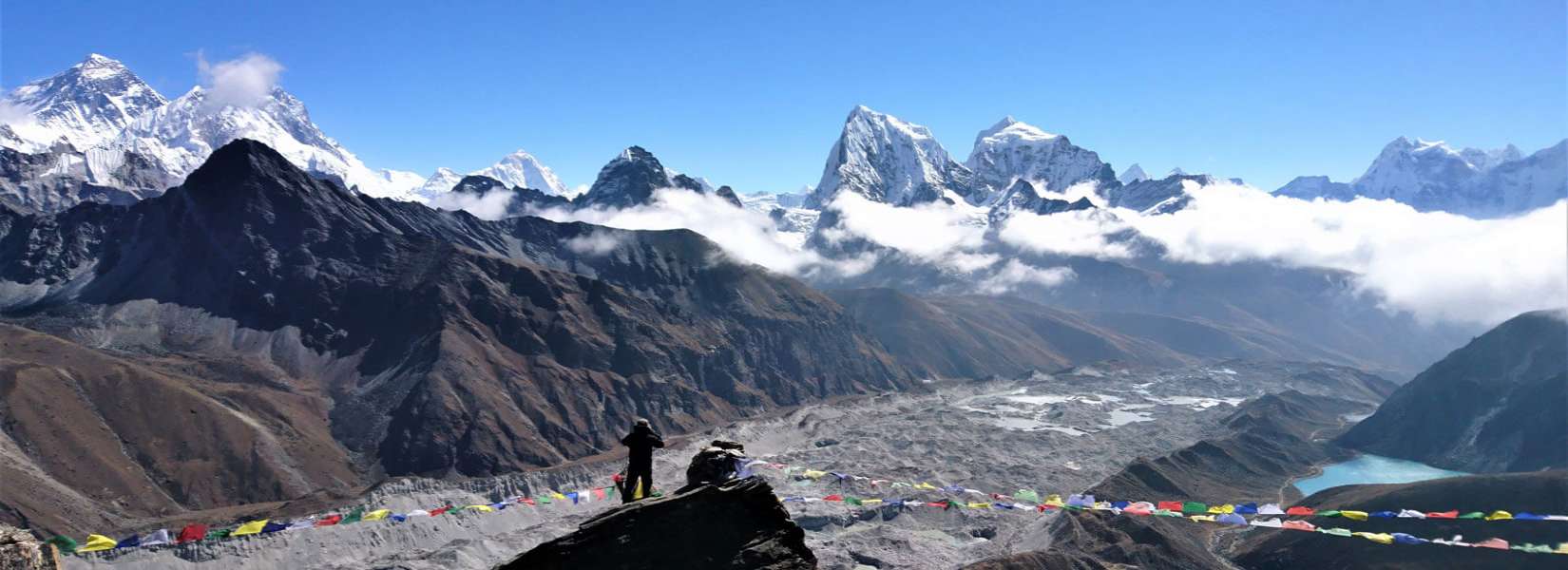 An awesome panorama view from Renjo Pass