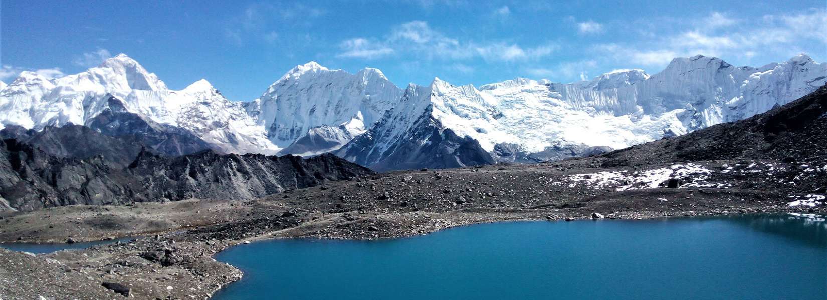 Most beautiful mountain view from the valley of Gokyo