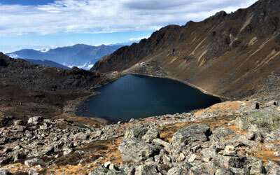 The view of Holy Gosaikunda Lake